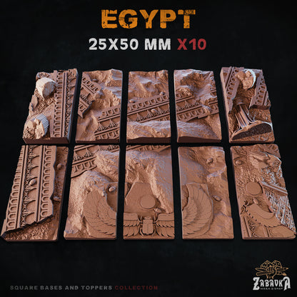 Egypt Square Bases By Zabavka Workshop