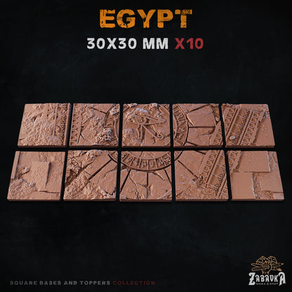 Egypt Square Bases By Zabavka Workshop