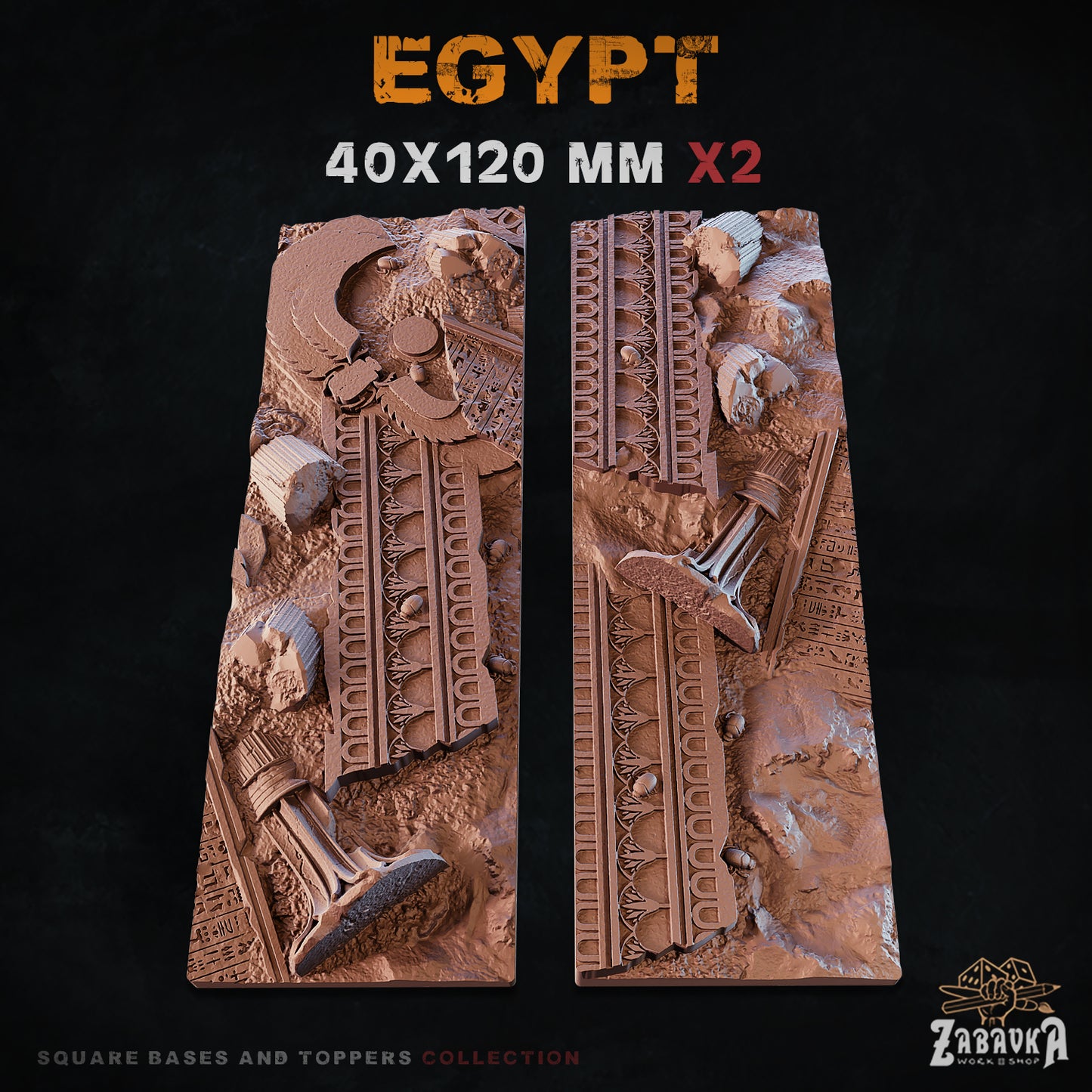 Egypt Square Bases By Zabavka Workshop