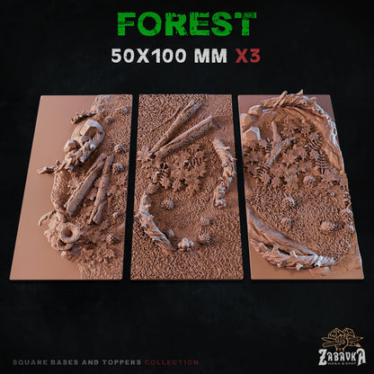 Forest Square Bases By Zabavka Workshop