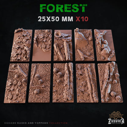 Forest Square Bases By Zabavka Workshop