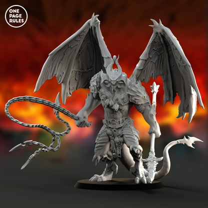 Harbinger of War (Wings Whip Spear) - War Daemons (1 Model)