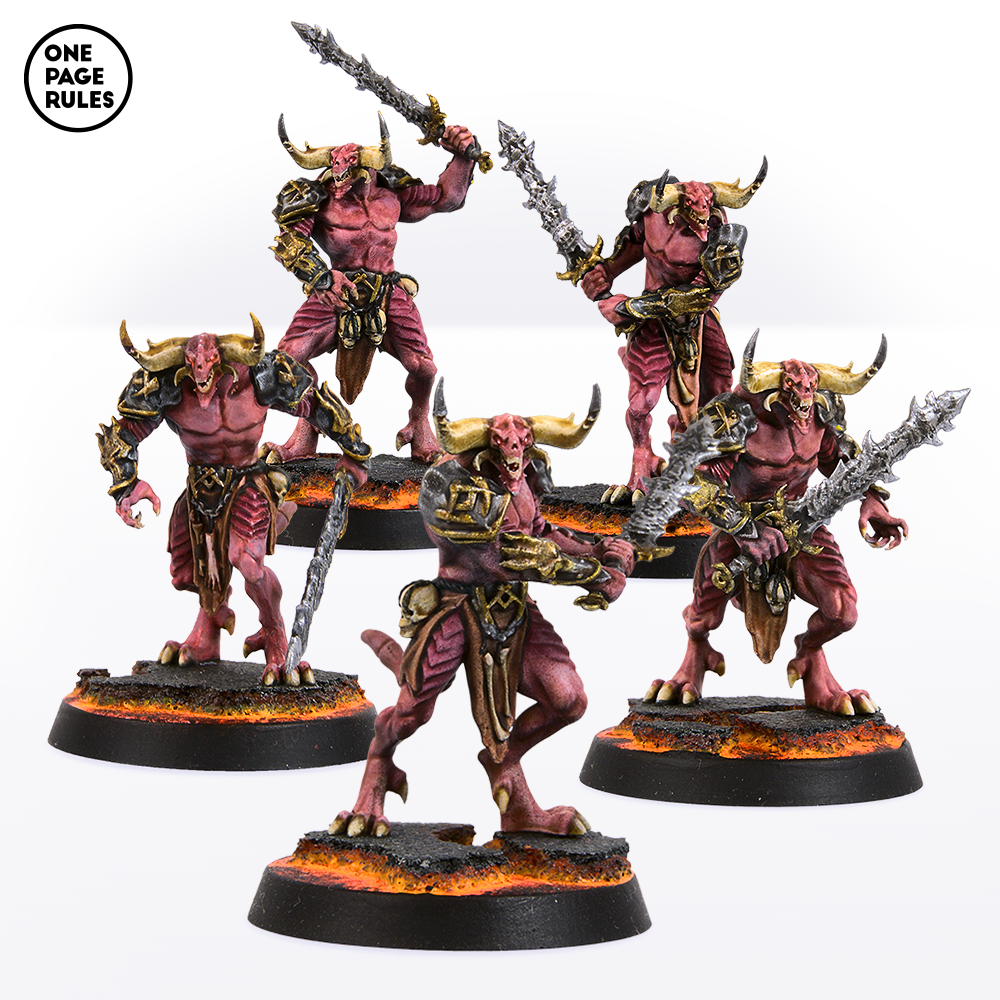 Blood Warriors (Hand Weapon) - War Daemons (5 Models)