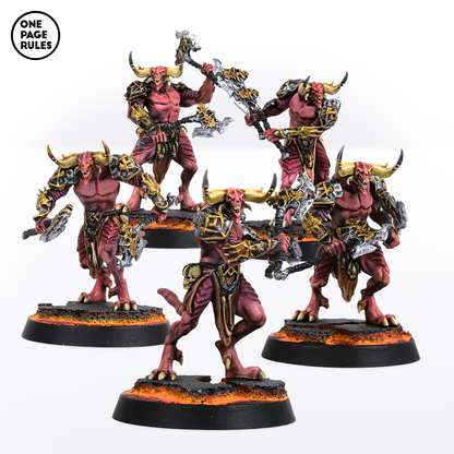 Blood Warriors (Dual Hand Weapons) - War Daemons (5 Models)