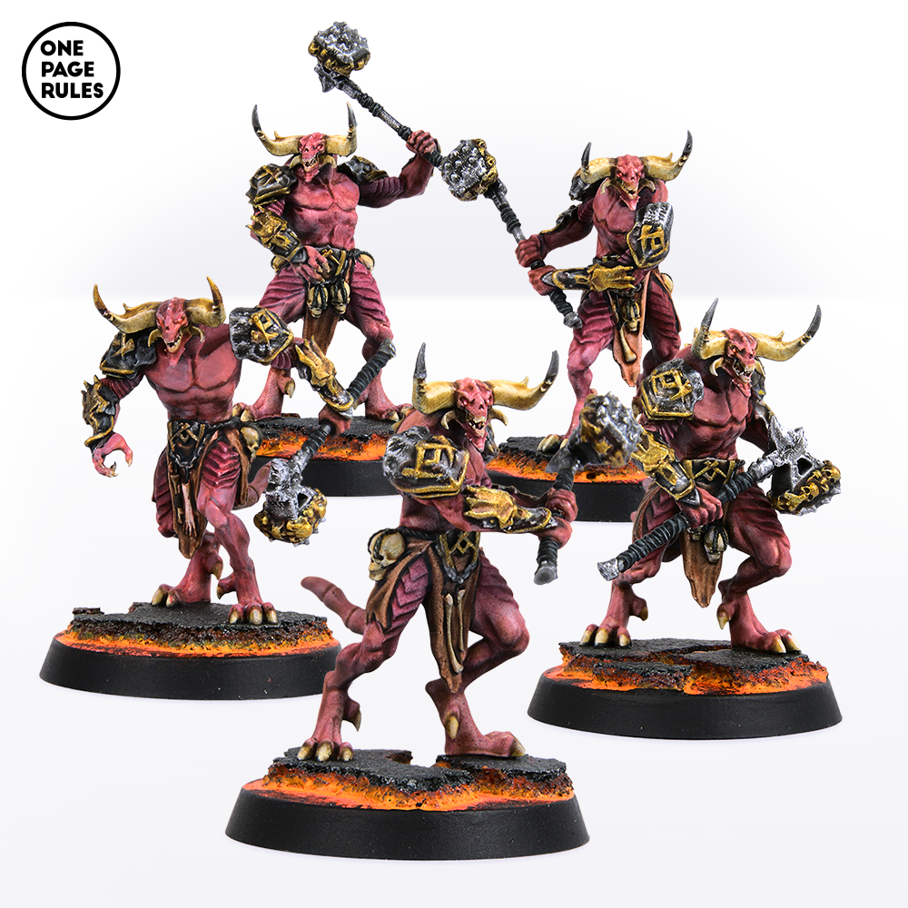 Blood Warriors (Great Weapon) - War Daemons (5 Models)