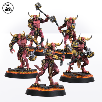 Blood Warriors (Great Weapon) - War Daemons (5 Models)