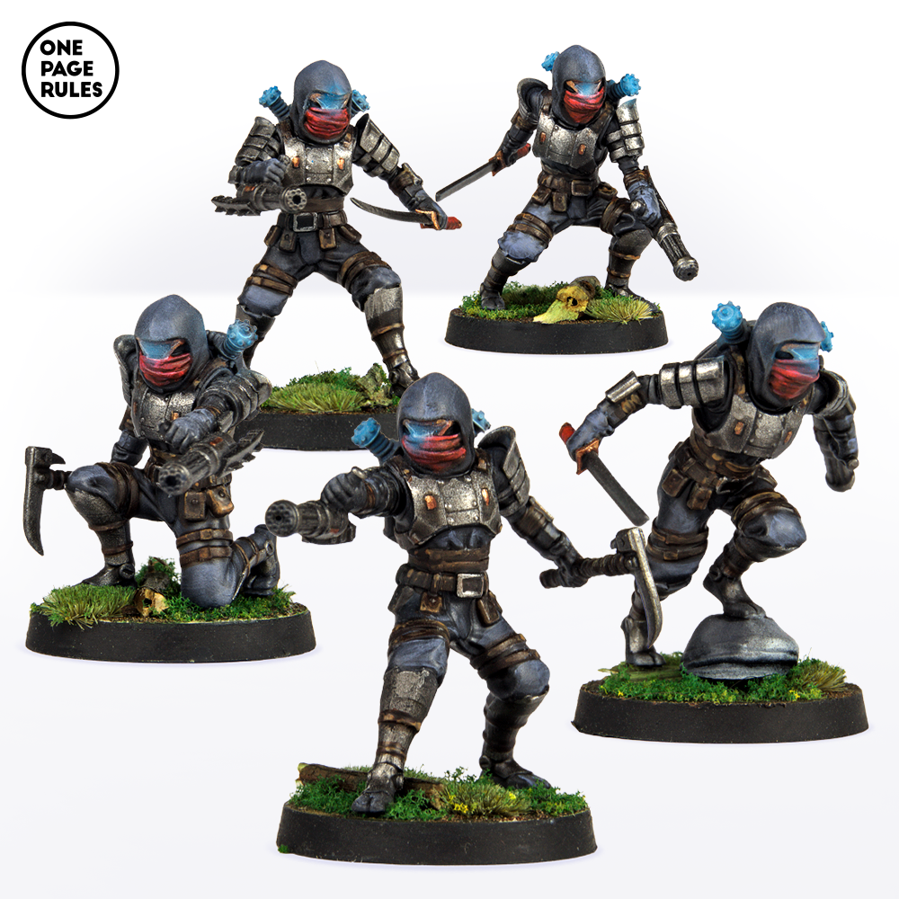 Ninjas (Sword, Sickle, Auto-Gun) [Hybrid] - Eternal Dynasty (5 Models)