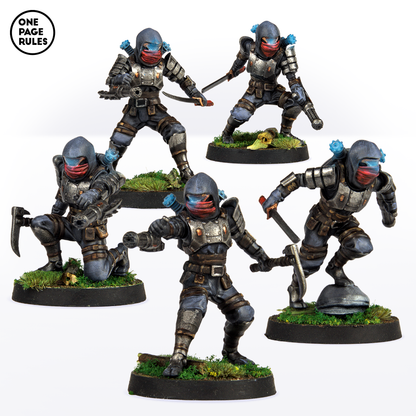 Ninjas (Sword, Sickle, Auto-Gun) [Hybrid] - Eternal Dynasty (5 Models)