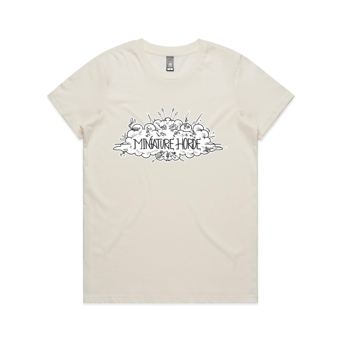 Miniature Horde Logo - Women's Maple Tee