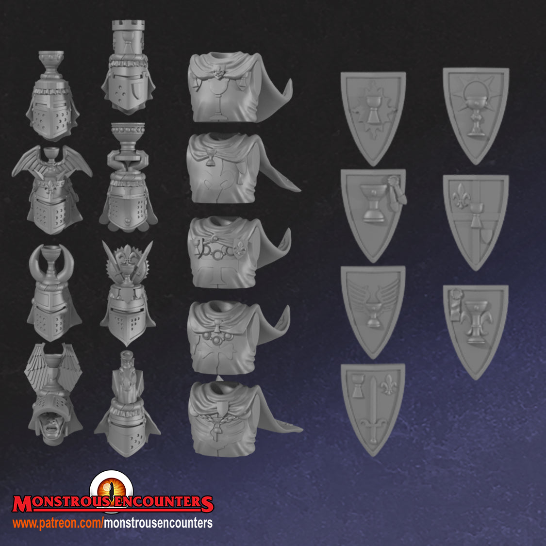 Breton Grail Knights by Monstorous Encounters