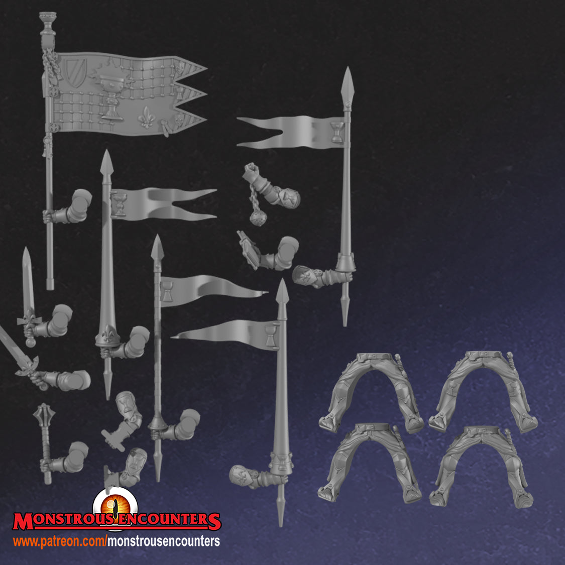 Breton Grail Knights by Monstorous Encounters