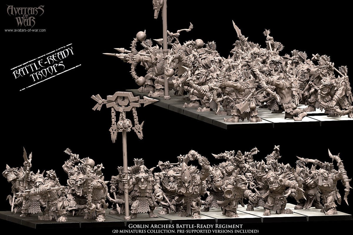 Goblin Archers (Battle Ready Regiment) by Avatars of War