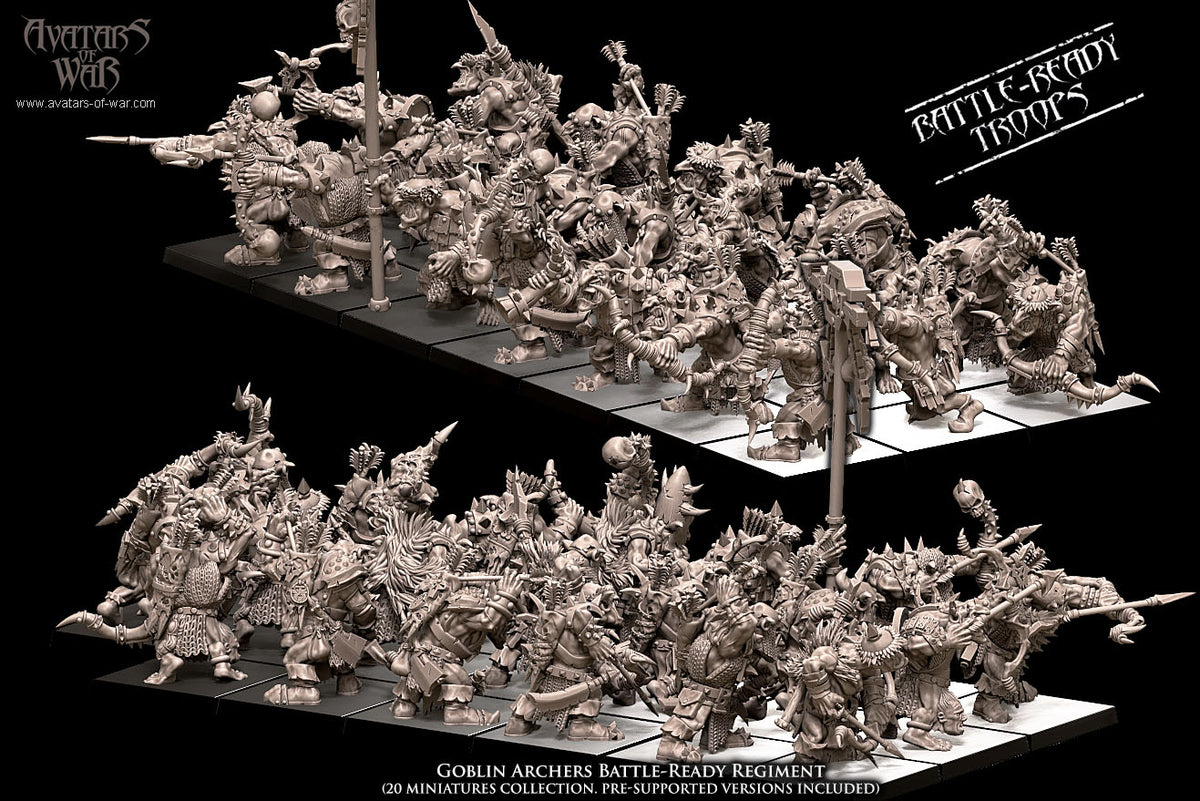 Goblin Archers (Battle Ready Regiment) by Avatars of War