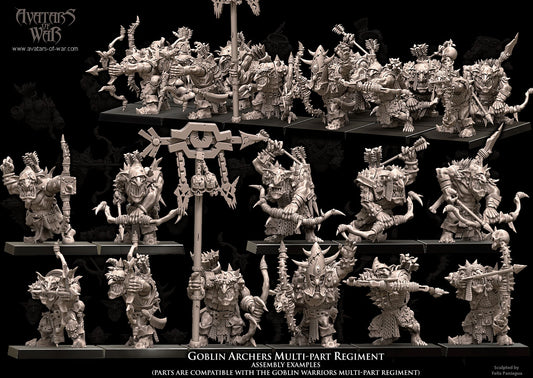 Goblin Archers (Multi-Part Regiment) by Avatars of War