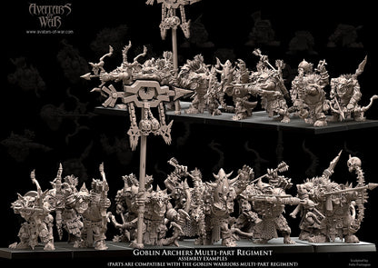 Goblin Archers (Multi-Part Regiment) by Avatars of War