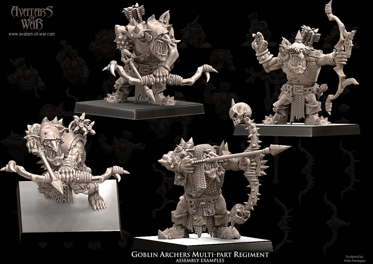 Goblin Archers (Multi-Part Regiment) by Avatars of War