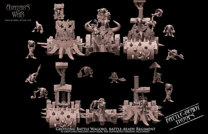 Grotling Battle Wagon (Battle -Ready) by Avatars of War
