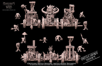 Grotling Battle Wagon (Battle -Ready) by Avatars of War
