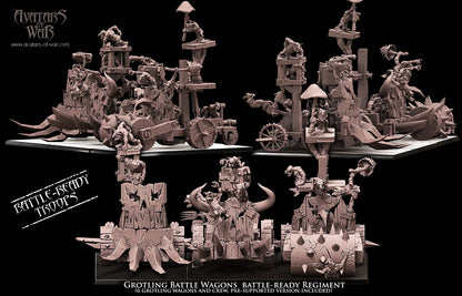 Grotling Battle Wagon (Battle -Ready) by Avatars of War