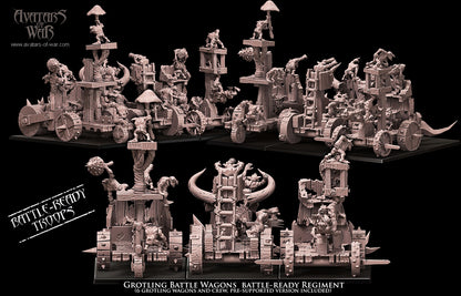 Grotling Battle Wagon (Battle -Ready) by Avatars of War
