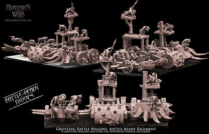 Grotling Battle Wagon (Battle -Ready) by Avatars of War