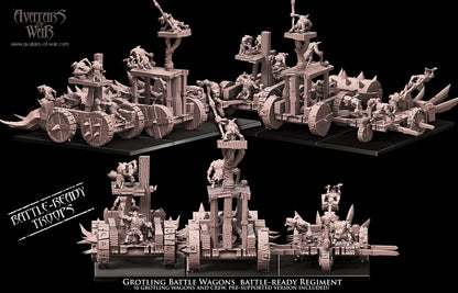 Grotling Battle Wagon (Battle -Ready) by Avatars of War
