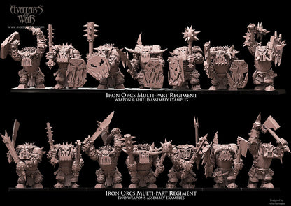 Iron Orcs Weapons & Shields(Multi-Part Regiment) by AoW
