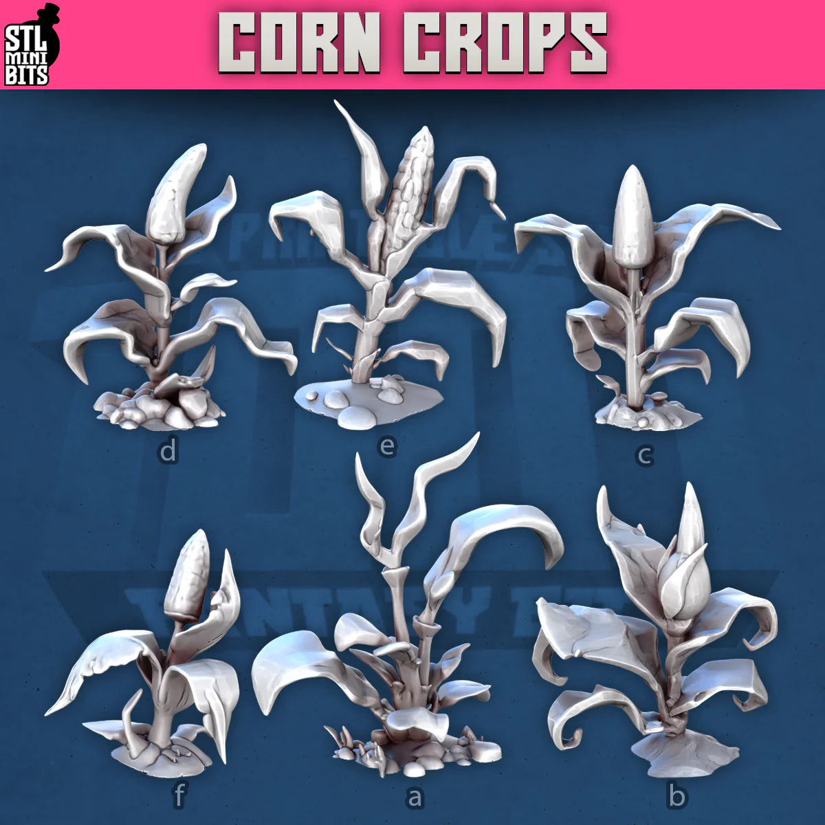 Corn Crops by STL Miniatures