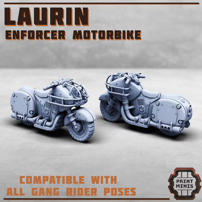 The Laurin - Enforcer Motorbike w/ rider