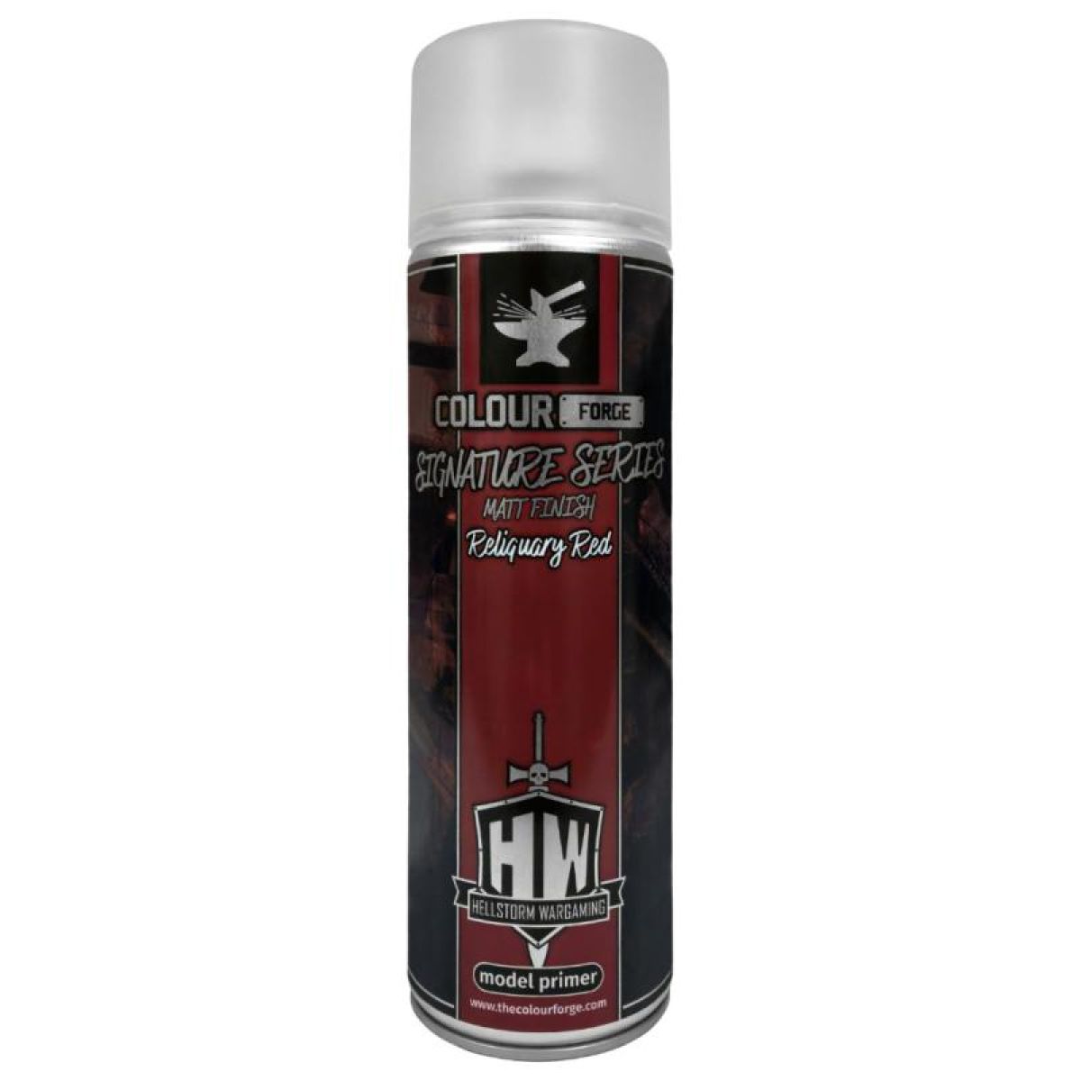 Colour Forge Aerosol Spray Primer - Reliquary Red 500ml