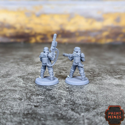 Fusion Gun Troops x2