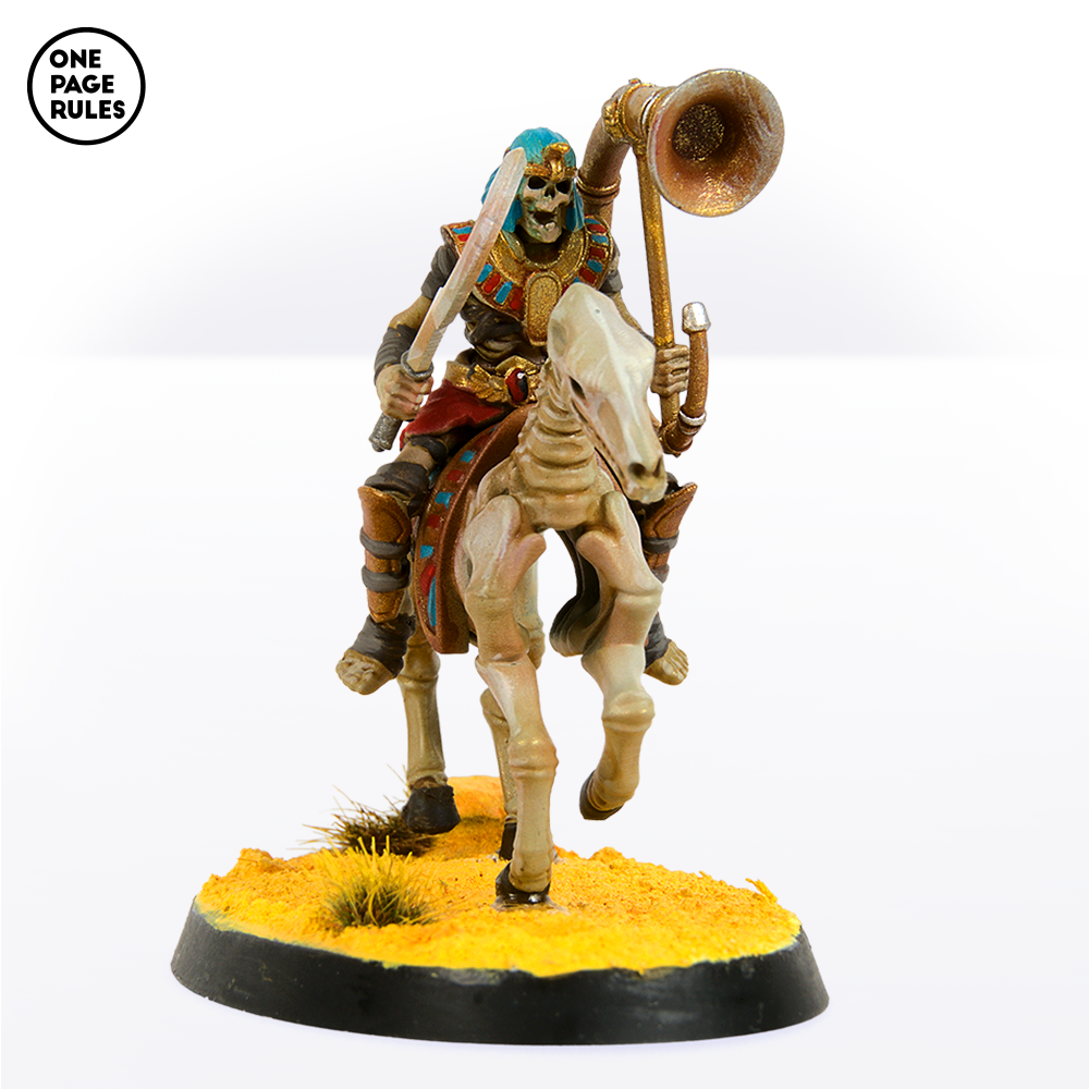 Skeleton Horsemen Command - Mummified Undead (3 Models)