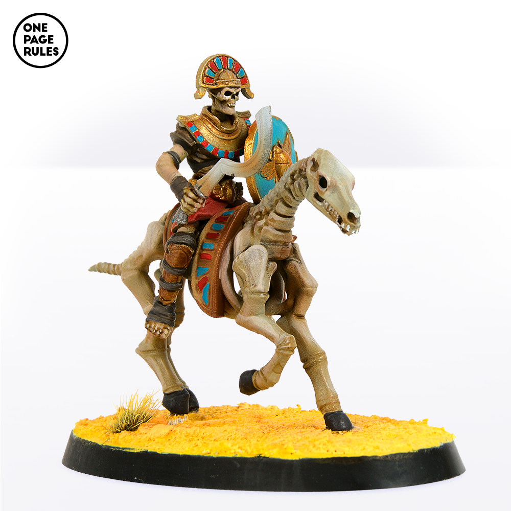 Skeleton Horsemen Command - Mummified Undead (3 Models)