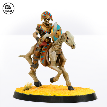 Skeleton Horsemen Command - Mummified Undead (3 Models)