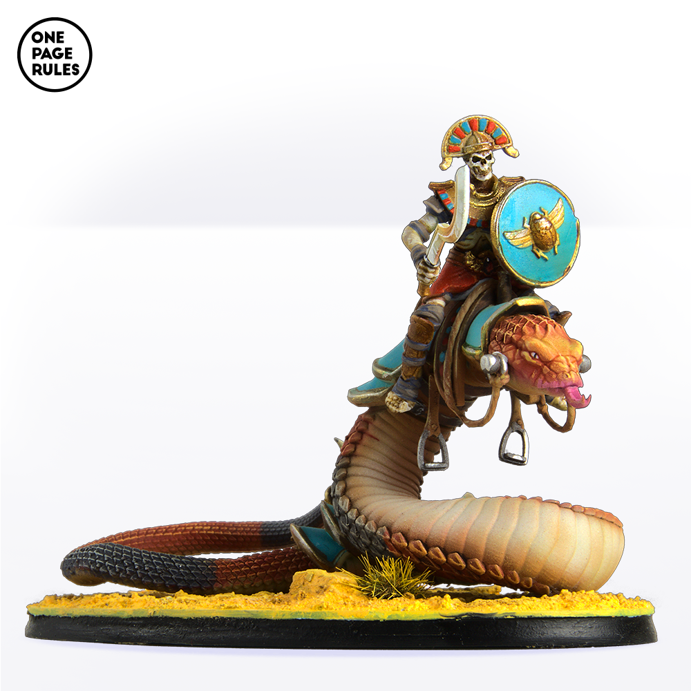 Snake Riders Command (Armored) - Mummified Undead (3 Models ...