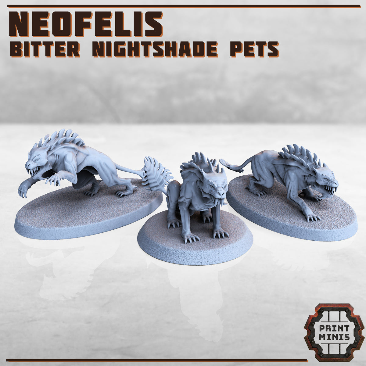 Neofelis x3 - Bitter Nightshade Gang Pets