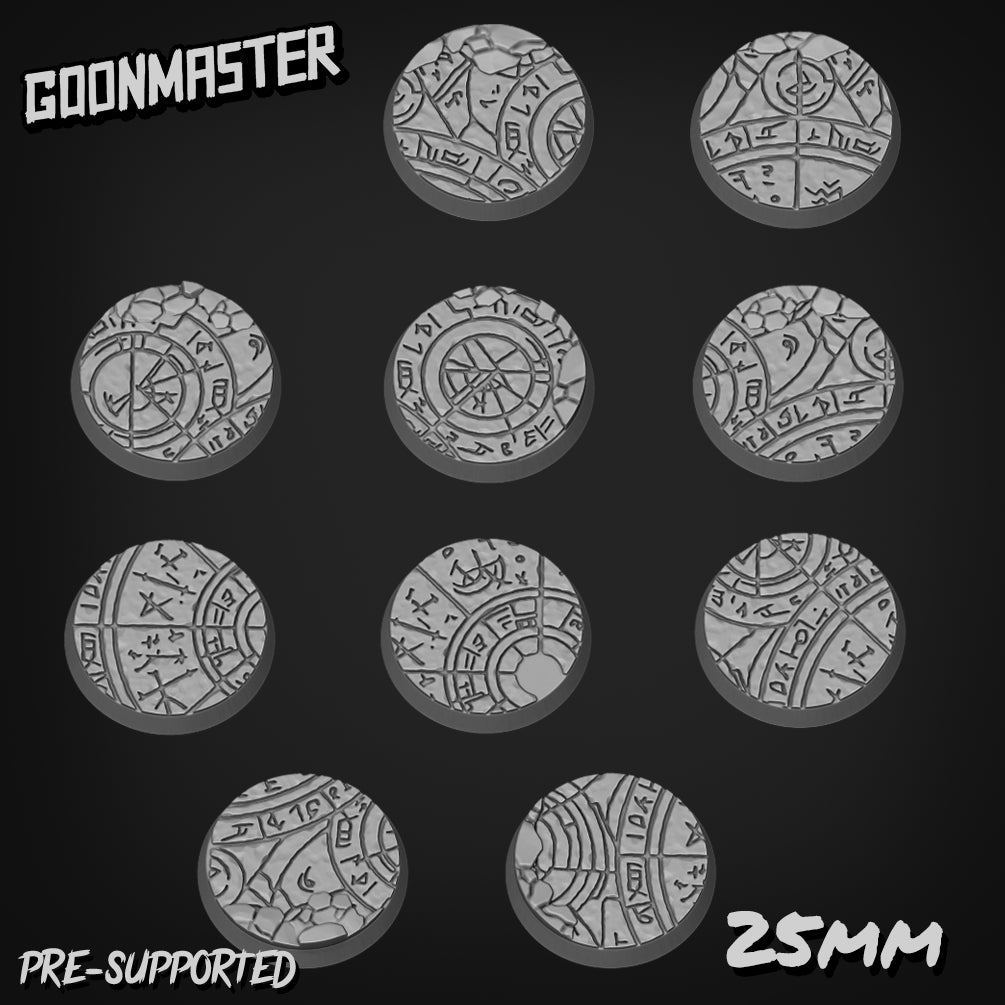 Occult Circle Carving Bases By GoonMaster
