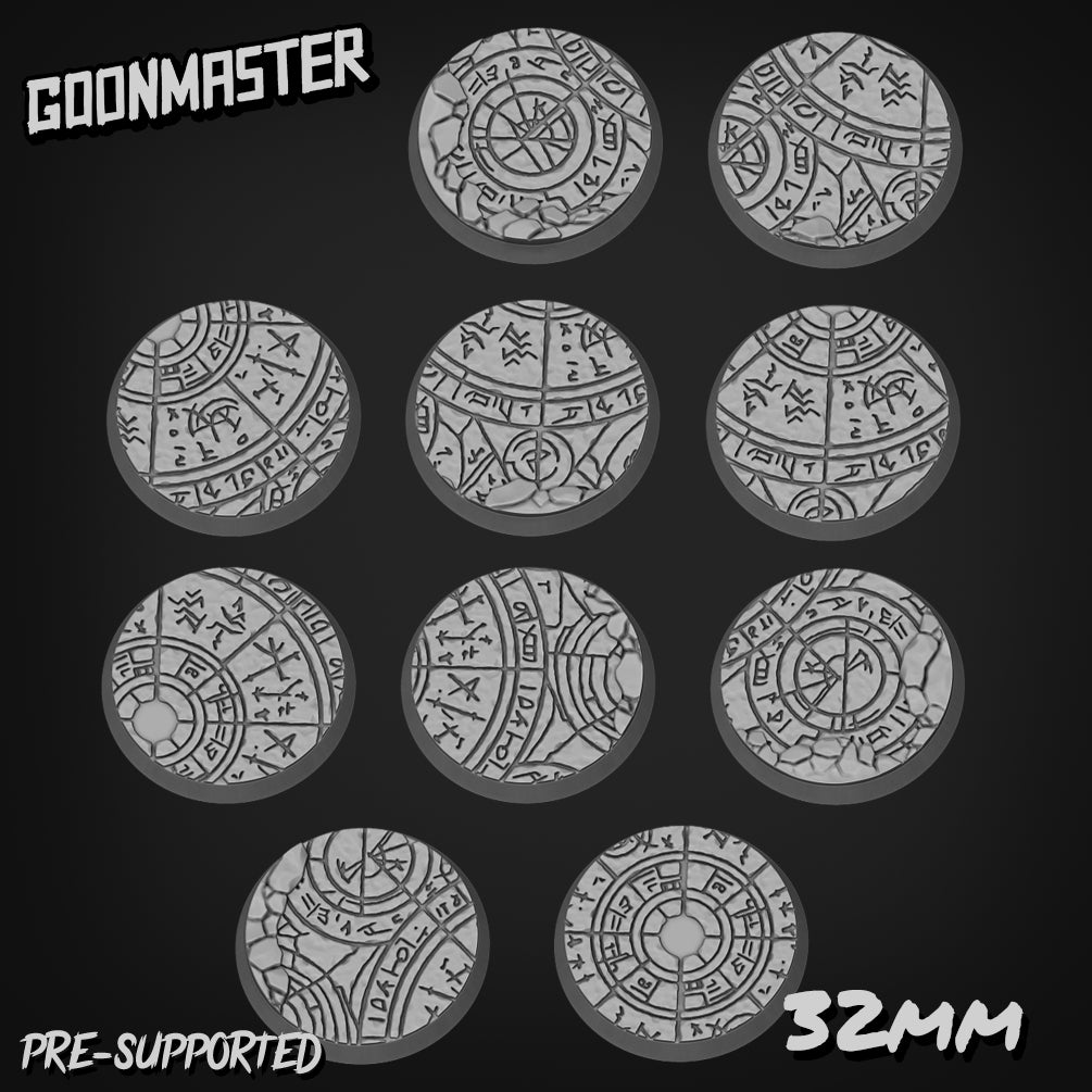 Occult Circle Carving Bases By GoonMaster