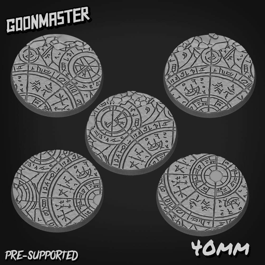 Occult Circle Carving Bases By GoonMaster