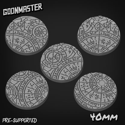 Occult Circle Carving Bases By GoonMaster