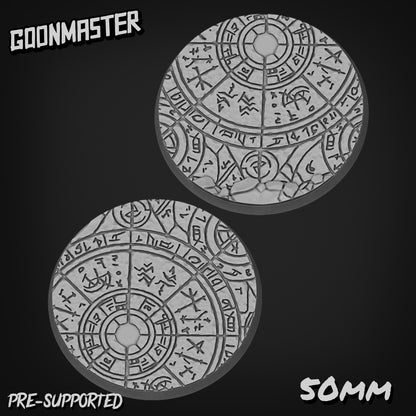 Occult Circle Carving Bases By GoonMaster