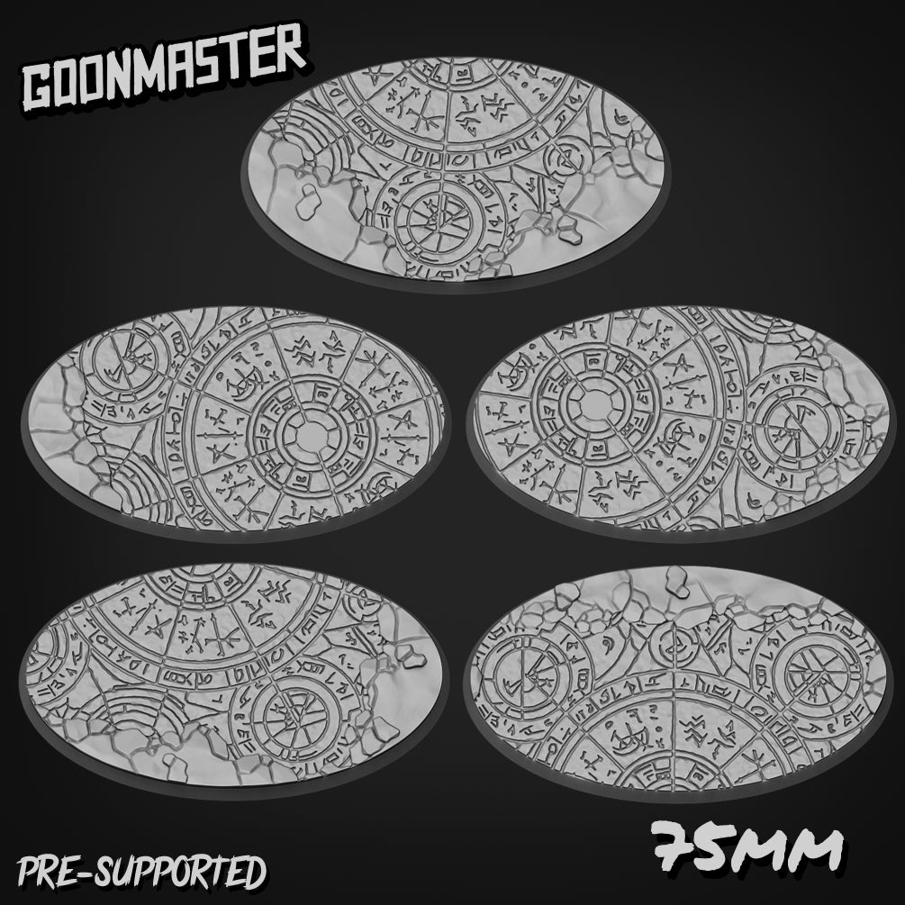 Occult Circle Carving Bases By GoonMaster