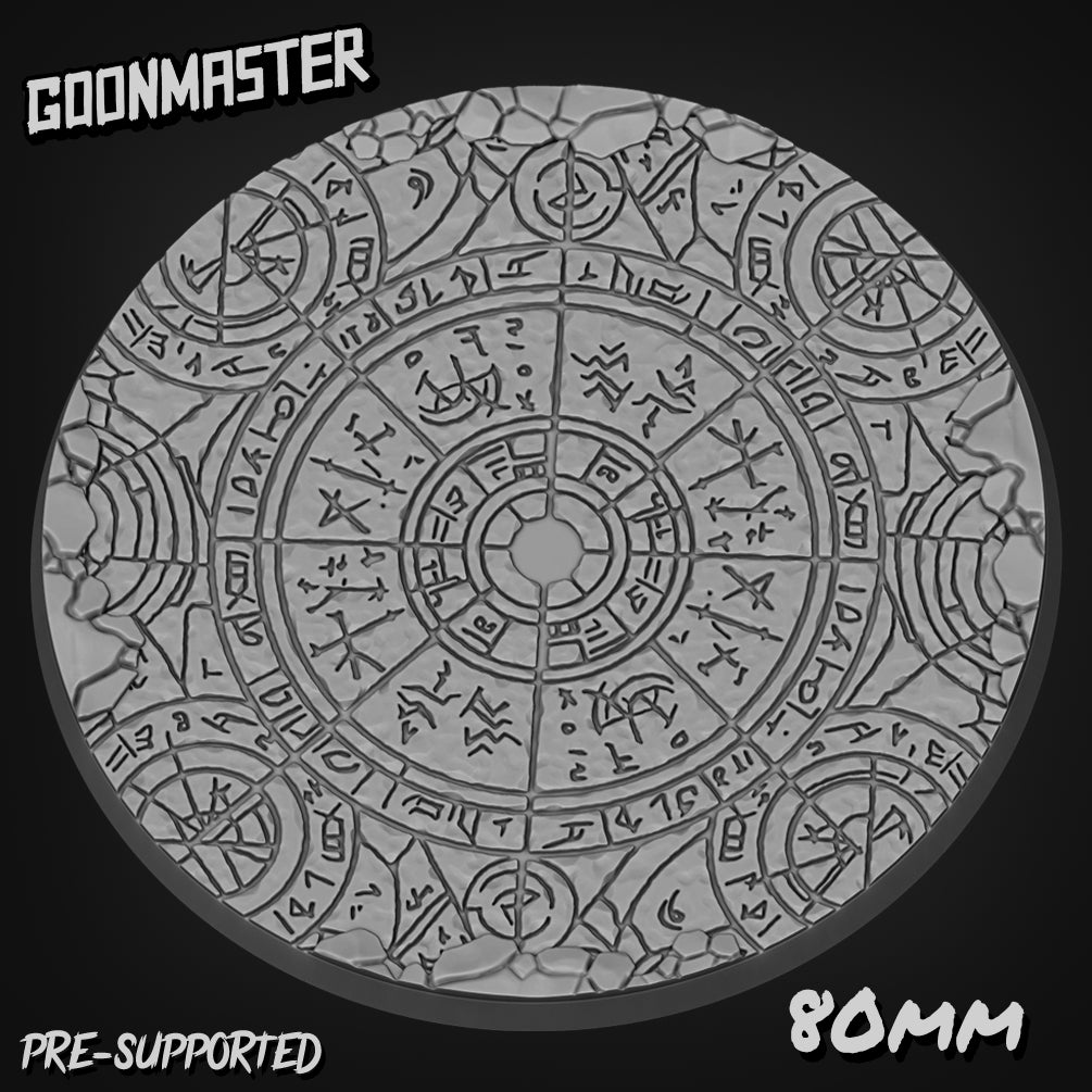 Occult Circle Carving Bases By GoonMaster