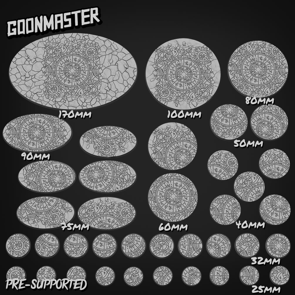 Occult Circle Carving Bases By GoonMaster