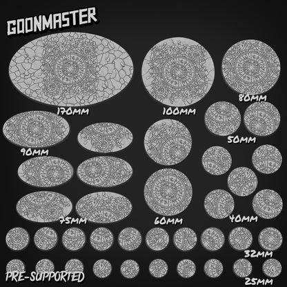 Occult Circle Carving Bases By GoonMaster