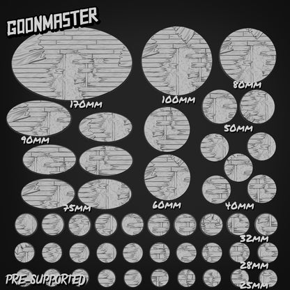 Old Wood Plank Floor Bases By GoonMaster