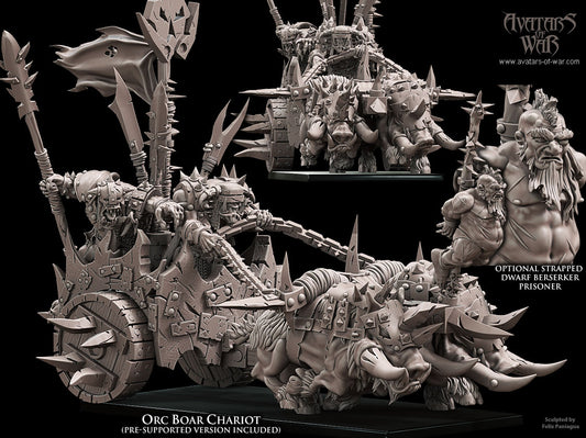 Orc Boar Chariot by Avatars of War