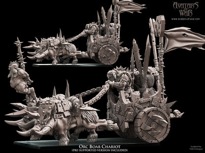 Orc Boar Chariot by Avatars of War