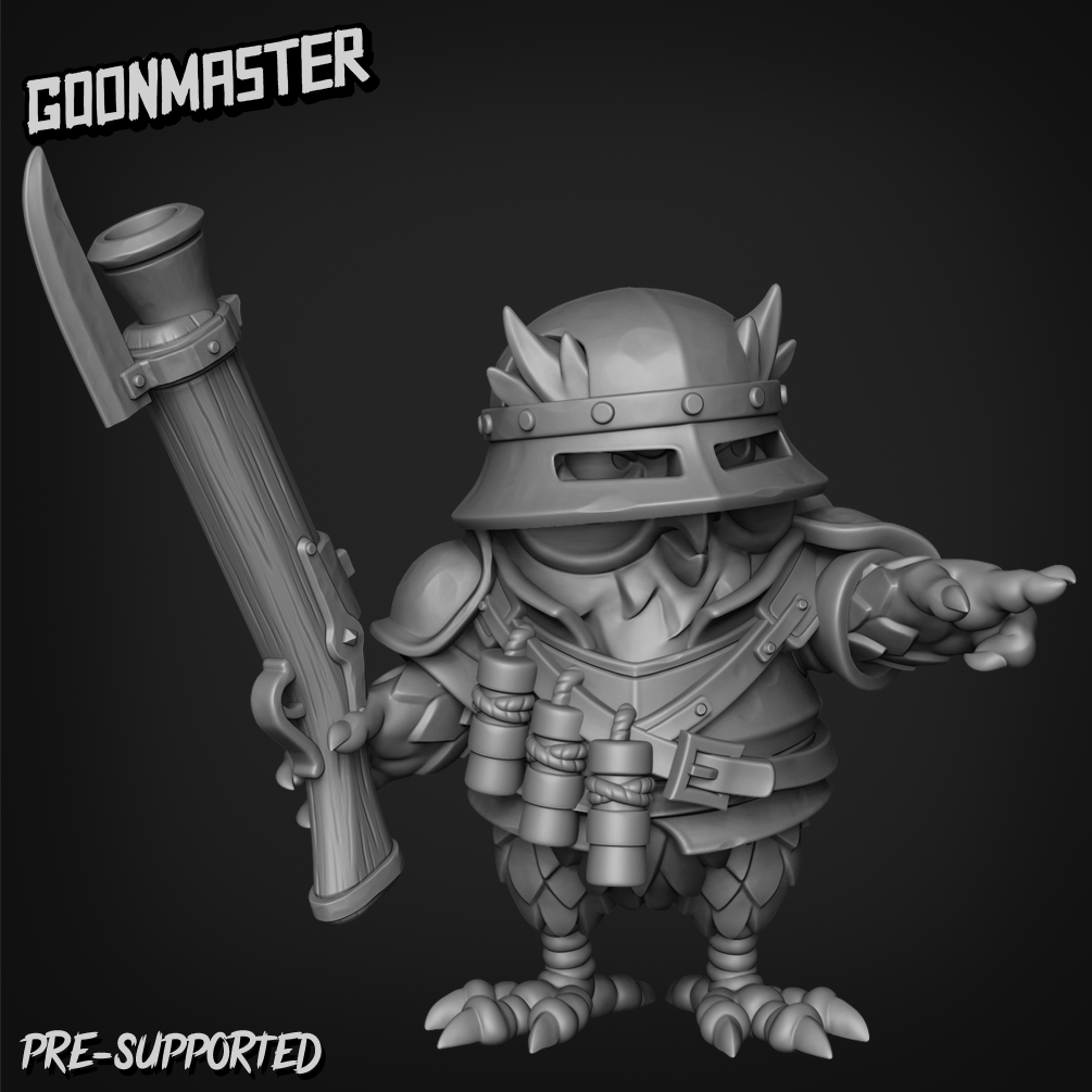 Owl With Rifle By Goon Master