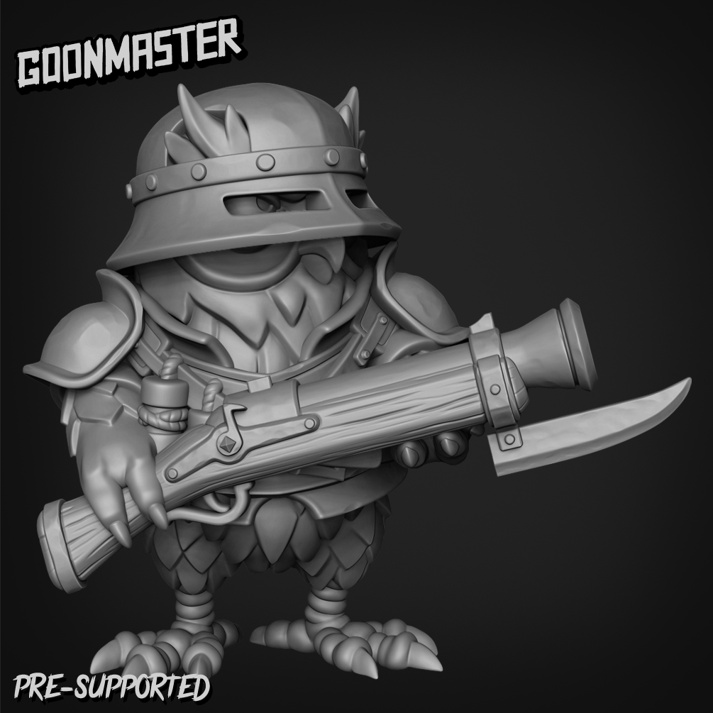 Owl With Rifle By Goon Master